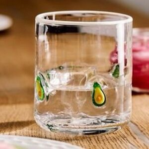 ANTHROPOLOGIE Icon Avocado Glass